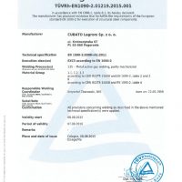 Certyfikat spawalnictwa - norma EN 1090